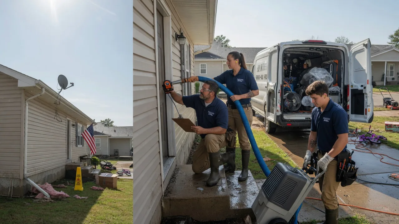 Ceiling Water Damage Restoration in Harvey, AR near me